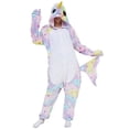 thumbnail image 4 of Pijama Kigurumi de franela para adultos y hombres, ropa de dormir de una pieza, disfraz de Cosplay, regalo de Navidad y cumpleaños, 4 of 4
