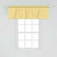 thumbnail image 2 of Ambesonne Yellow Window Valance, Zig Zag, 54" X 18", Marigold White, 2 of 3