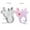 B, variant on Lksixu Easter Decorations Easter Pull Radish Three-dimensional Decoration Easter Ornaments Spring Decor for Party Holiday