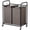 Brown, variant on SUOERNUO Laundry Hamper Basket 2 Bag Laundry Sorter Cart with Rolling Removable Bags Laundry Organizer Cart for Clothes Storage, Beige