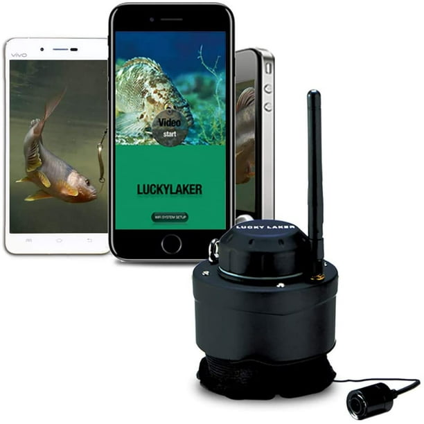 Portable Underwater Fish Finder, Wireless WiFi Fishing Video Camera Visible  Full HD Fish Finder Suitable for Smart Phone Tablet for Android/iOS 