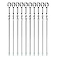 thumbnail image 2 of Injueey 10 Uds. De pinchos para barbacoa, palitos para barbacoa de acero inoxidable reutilizables, pinchos para parrilla de cocina plana, utensilios de Mostrada Injueey HA004797-00, 2 of 6