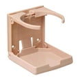 thumbnail image 1 of jinwen Support de Boisson Pliable Réglable pour Voiture Porte-Boisson pour Maison Camions Beige, 1 of 9