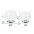 thumbnail image 5 of mdesiwst Cat Bubble Muzzle Transparent Breathable Kitten Hood Bite Prevention Pet Helmet for Cats Grooming Bathing Nail Trimming Safely, 5 of 7