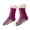 Purple, variant on Fasiaou Slipper Socks for Women/Men Fuzzy Non Slip Winter Thick Warm Soft Cozy Fleece Lining Home Socks with Grippers