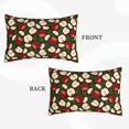 thumbnail image 2 of Uemuo Red Fruit Print Throw Pillow Case – Cozy & Soft Cushion Cover, Hypoallergenic Pillow Case for Sleeping, Perfect for Women with Envelope Closure-20"x30", 2 of 6