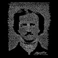 thumbnail image 2 of LA Pop Art Men's Word Art Crewneck Sweatshirt - EDGAR ALLEN POE - THE RAVEN, 2 of 2