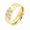 Gold, variant on Men Women's Water Wave Ring Vintage Stainless Steel Personalized Hip Hop Ring Band Finger Jewelry Black Size 12
