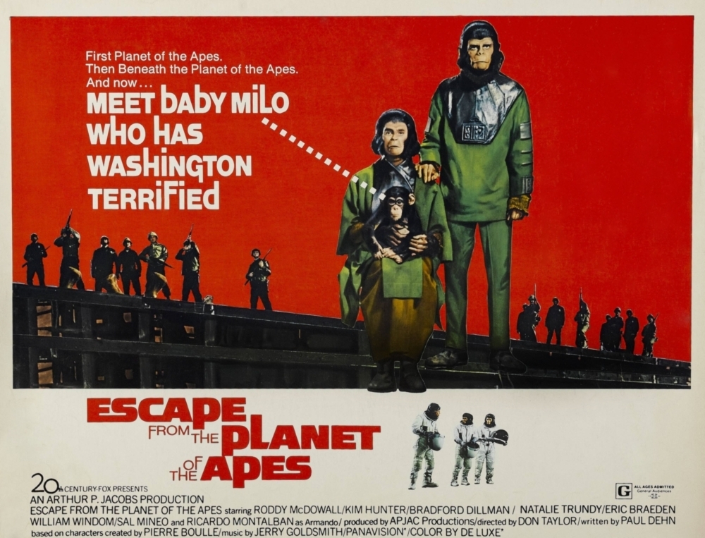 Escape From The Planet Of The Apes L-R: Kim Hunter Roddy Mcdowall 1971 Tm And Copyright ??20Th Century Fox Film Corp. All Rights - image 1 of 1