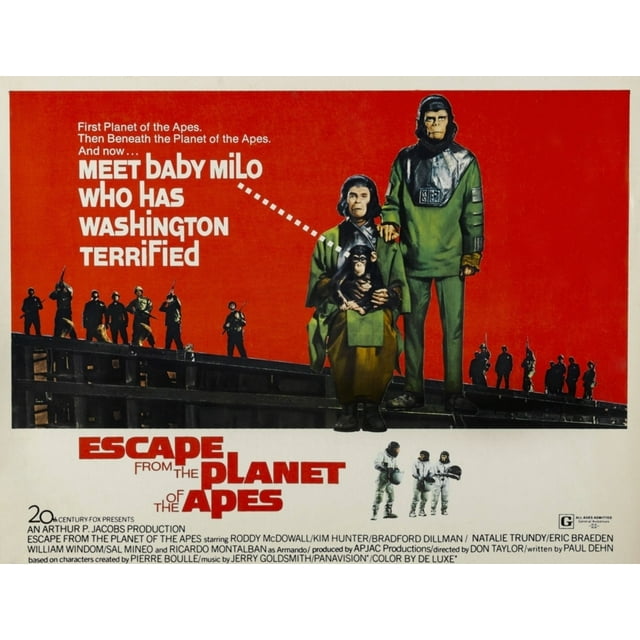 Escape From The Planet Of The Apes L-R: Kim Hunter Roddy Mcdowall 1971 Tm And Copyright ??20Th Century Fox Film Corp. All Rights