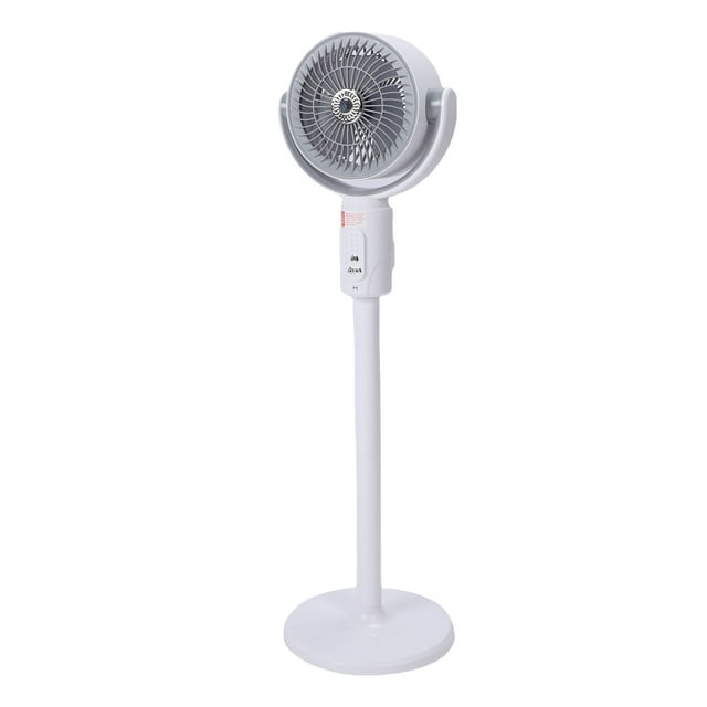 Floor Fan, Rechargeable 4000mAh Standing Fan Adjustable Height Low Noise for Home