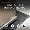 thumbnail image 2 of DiversiTech 30" Ultra Grill Mat with Secure Use on Composite Decks, Black, 2 of 7