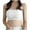 ZA-White-womens tube tops, variant on Wiyuqeen Women's Bandeau Bra Strapless Bralette Seamless Bandeau Non-Padded Stretch Top Backless Lace Up Bralettes Tops