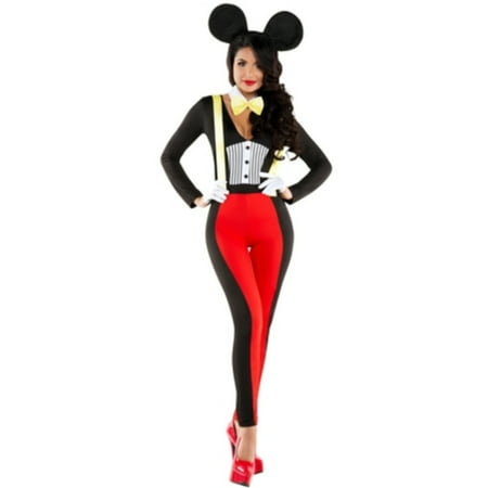 Mick Mouse Costume Starline S6104 Black/White/Red Large,