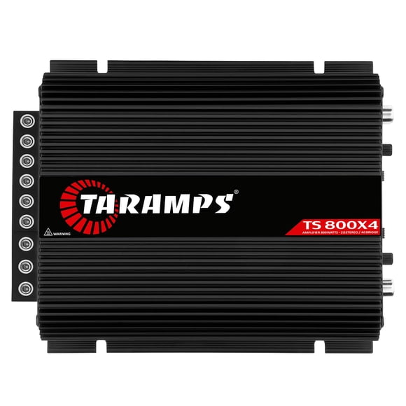 Amplificador multicanal Taramp's TS 800x4 800W 4 canales 2 ohmios