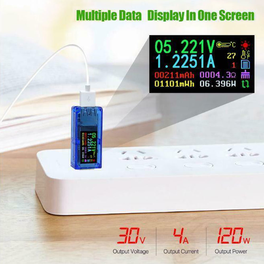 AT35 USB3.0 Tester Voltage Amperometer Mobile Power Supply Capacity Tester Oy 