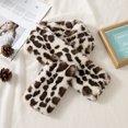 thumbnail image 1 of Bufanda de leopardo para mujer, moda de otoño e invierno, piel sintética de conejo, felpa de leopardo, cuello cálido y grueso, 1 of 6