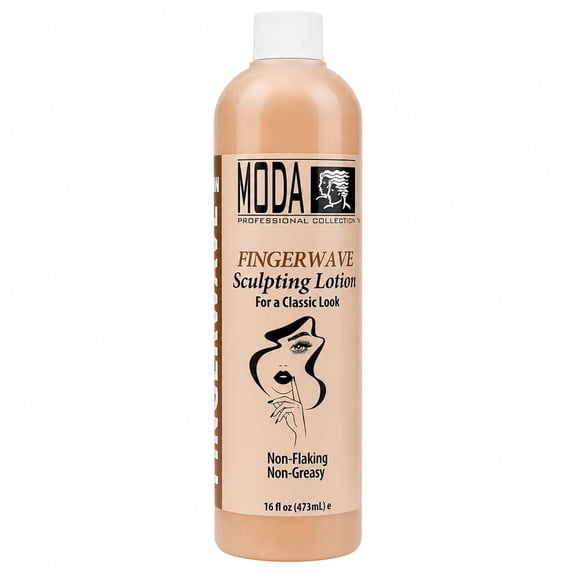 MODA - Fingerwave Lotion - Easy Styling and Lasting Hold - 16Oz