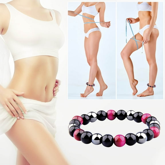 Openpig Clearance Anti-Swelling Black Anklet For Men Women 1 Pcs Chakra Energy Protection Anklet Swelling,Beaded Bracelet Gifts