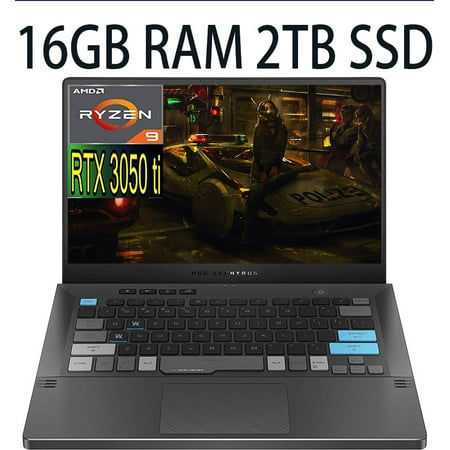 ASUS ROG Zephyrus G14 14 Special Edition Gaming Laptop, AMD 8-Core Ryzen 9 5900HS (Beat i7-10370H) GeForce RTX 3050 Ti 4GB, 16GB DDR4 2TB PCIe SSD, 14" WQHD (2560 x 1440) Display, Windows 11