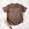 thumbnail image 3 of Cozy Season Coquette Icons - Womens Garment Dyed Tee, 3 of 11