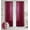 Burgundy, variant on Set of 2 Pom Pom Curtain Panels for Living Room, Bedroom