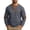 Grey, variant on Mens Henley Shirts Outdoor Casual Long Sleeve Polo Shirt Waffle Knit Stand Collar Athletic Base Layer Top Sports Golf Blouses