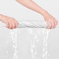 thumbnail image 5 of Unique Bargains Cotton Wash Cloths for Face Striped Face Cloths Highly Absorbent Towels White, 5 of 7