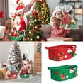 thumbnail image 2 of Christmas Present Holder Santa Themed Storage Basket for Bedroom or Living Room Holiday Decoration Gifts Organiser, 2 of 8