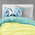 thumbnail image 2 of Carolines Treasures MW1171PILLOWCASE Shadow the Horse in blue Fabric Standard Pillowcase Standard multicolor, 2 of 2