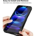 thumbnail image 4 of Slim Case for Xiaomi 13 Lite (Not 13) with Screen Protector, Full Body Clear Soft TPU Rugged Bumper Case Shockproof Phone Cover for Xiaomi 13 Lite/Civi 2 QC Purple, 4 of 9