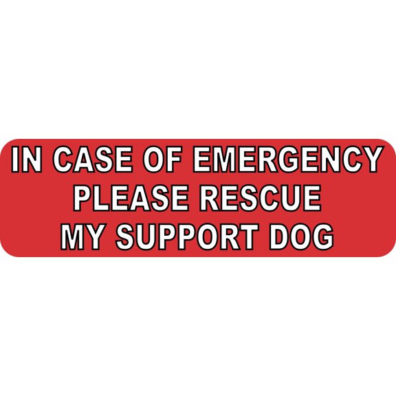 10in x 3in Please Rescue Support Dog Vinyl Car Bumper Magnet Truck Magnets