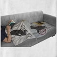 thumbnail image 6 of Bear Soft Flannel Fleece Blanket, Funny Frames in Drawing Style Mascot Hunter Biker Musician Travelling Grunge Display, Cozy Plush for Indoor and Outdoor Use, 70" x 90", Multicolor, by Ambesonne, 6 of 6
