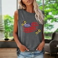 thumbnail image 2 of IROINNID Women's Round Neckline Tank Sleeveless 4th Of July Tops America Independence Day, 2 of 4