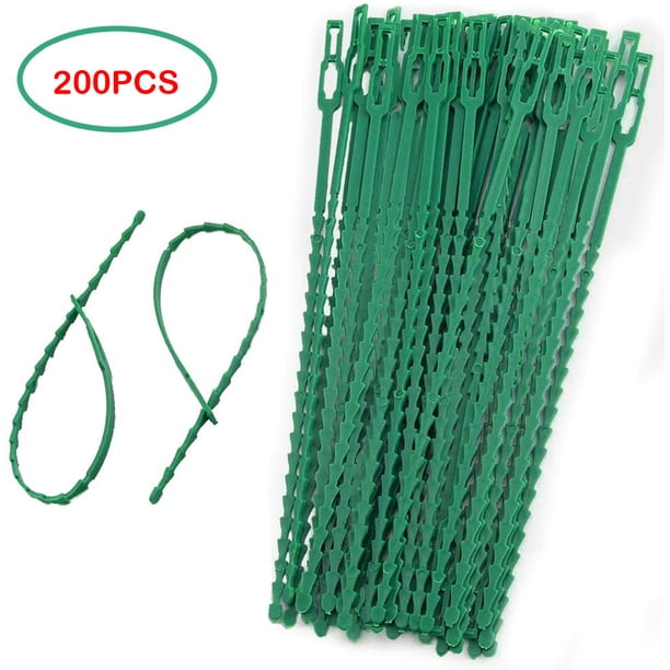 XWSHYW Herramientas para El Hogar Bridas de Plástico para Plantas de Jardín, Multisos, para Mayor Seguridad.
