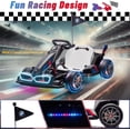 thumbnail image 6 of Licensed BMW Electric Go Kart for Kids 6-12, 36V 9AH Drift Kart Ride on Toys, Dual 300W Motors, Adjustable Seat, Drift Mode, 2 Speed, LED Lights, 6 of 9