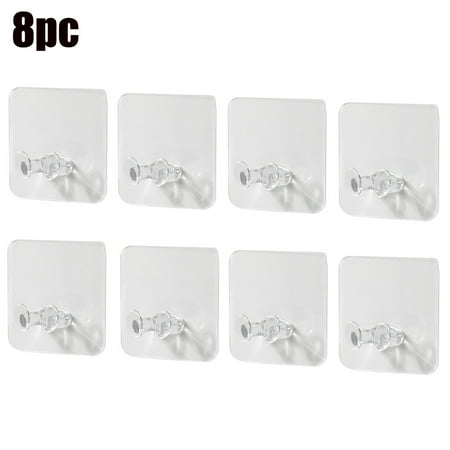 

Clearance!Wall Storage Hook Power Plug Socket Holder Wall Adhesive Hanger Home Office 8Pc Transparent Power Plug Hook Clearance Sale!