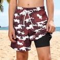 thumbnail image 4 of Guluxicc Kids Boys Camo Swim Trunks Compression Liner Swimsuit Shorts Swimwear Camouflage Bathing Suit 5-14 Years, 4 of 10