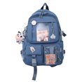 thumbnail image 1 of Teen Girls Backpack Adjustable Shoulder Straps Large Capacity Smooth Zipper Backpack School Bag for High School Students, 1 of 11