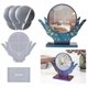 thumbnail image 1 of Molde De Resina Epoxi Para Espejo, Moldes Para Espejo De Maquillaje Diy, Molde De Resina Para Espejo Cosmético En Forma De Mano Con Soporte Para Espejo, Artesanía Para Decoración Del Hogar Guardurnaity HA035824-00, 1 of 6