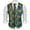 CL3, variant on African Mens Clothing Ankara Print Top Vest African Slim Fit Business Wedding Blazer Vest