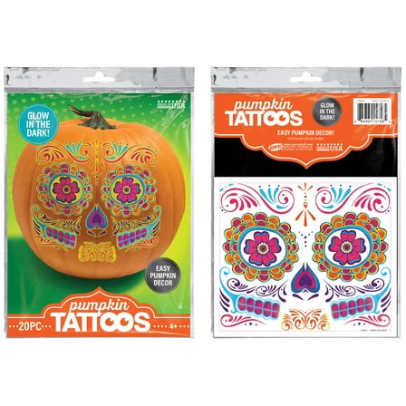 Day of the Dead Pumpkin Tattoos