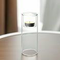 thumbnail image 5 of WGV Clear Cylinder Raised Votive Candle Holder - 2" Wide x 6" Height, Good quality, Heavy Weighted Base - 1 Pc, 5 of 7
