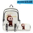 thumbnail image 1 of Labu Cartoon Printed Schoolbag, Teenage School Schoolbag Two Piece Set, Breathable Backpack Boys Girls-week, 1 of 4
