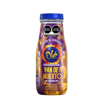 Leche semidescremada rehidratada Olé sabor pan de muerto 281ml