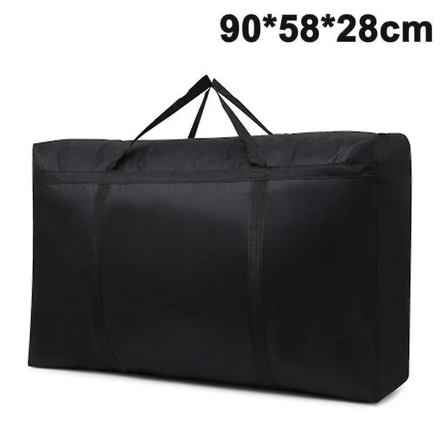 Bolsas de almacenamiento de edredón con cremallera grande de 150l, bolsa de almacenamiento de ropa plegable con