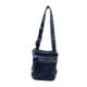 thumbnail image 2 of Bolso de mano de mezclilla con cremallera de diseño retro para teléfono, ideal para acampar, citas y fiestas., 2 of 9