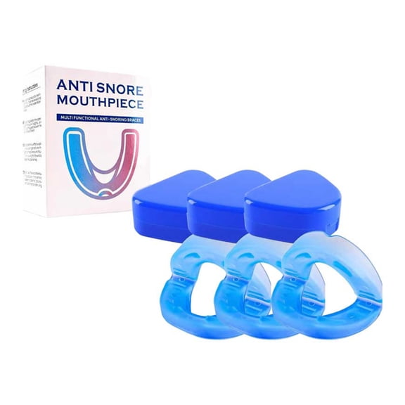 Anti Snore Mouthpiece, Mouthpiece for Snoring, Quiet Universal Fit Dental Night Guard for Home, Travel & Side Sleepers