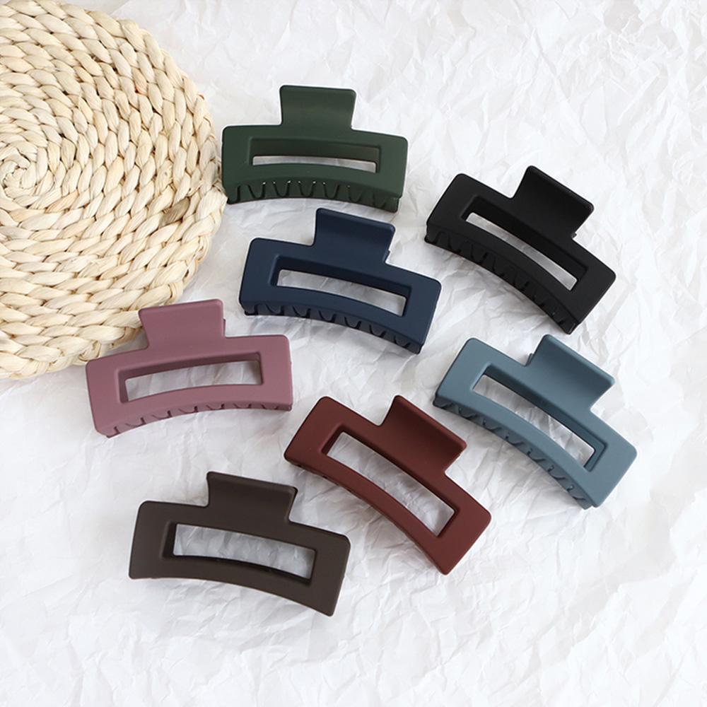 7 Pack 7 Color Hair Clips for Women - Big Hair Claw Clips 4 Inch Non slip Large Hair Clips for Thin Hair, Strong Hold Hair Clips for Thick Hair - image 1 of 6