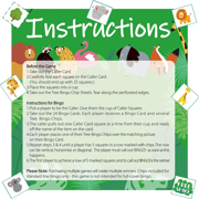 MALLMALL6 Jungle Animals Bingo Game Party Favors,41 Counts
